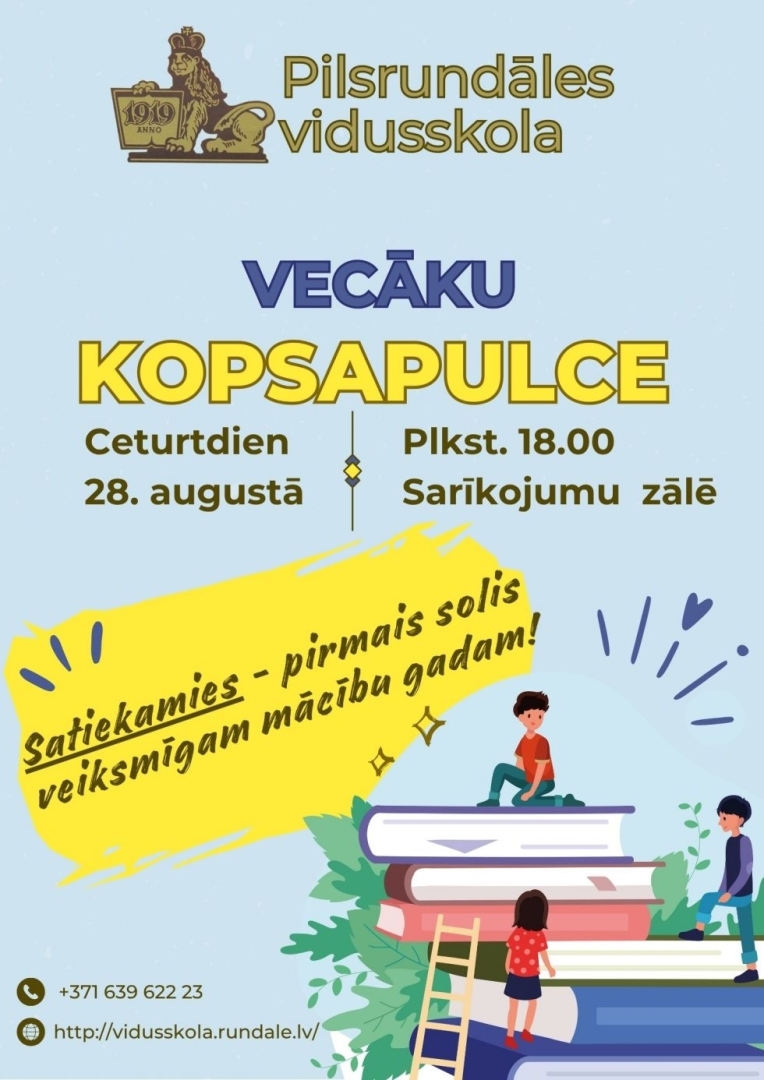 Vecāku kopsapulces baneris