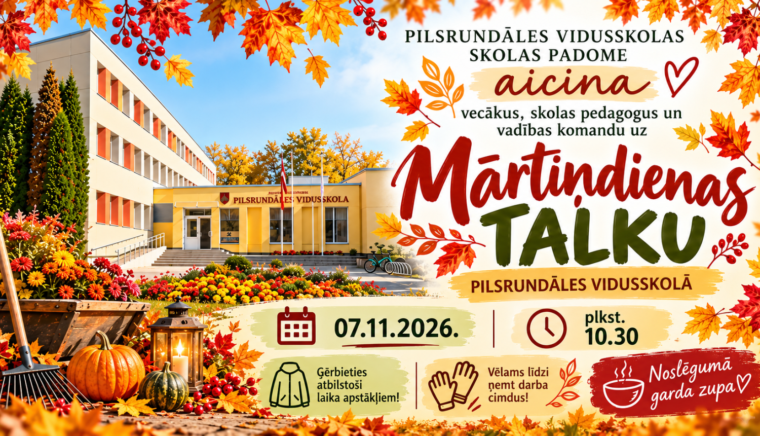 Vecāku talka 2026 rudens