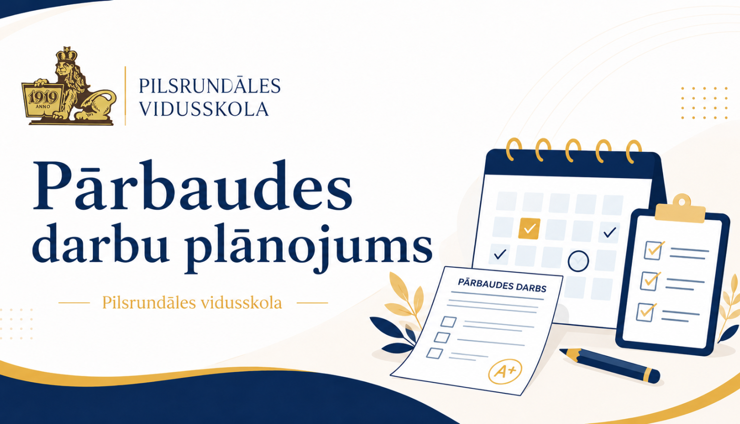 Summatīvo pārbaudes darbu plānojums